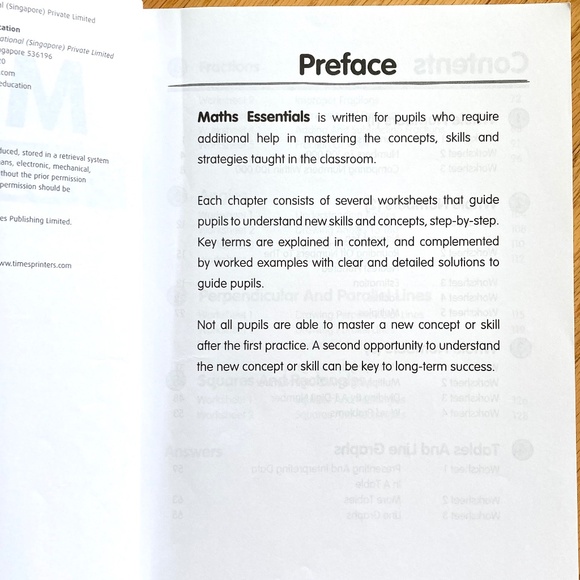 Math Essentials Primary 4A and 4B math skills reinforcement homeschool math book - Picture 3 of 13